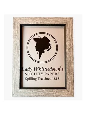 Bridgerton Lady Whistledown Print